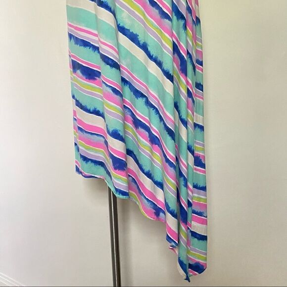 LP Watercolor Asymmetrical Tank Dress - Picture 2 of 13
